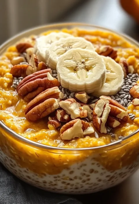 Kürbis Übernacht Haferflocken für den perfekten Start